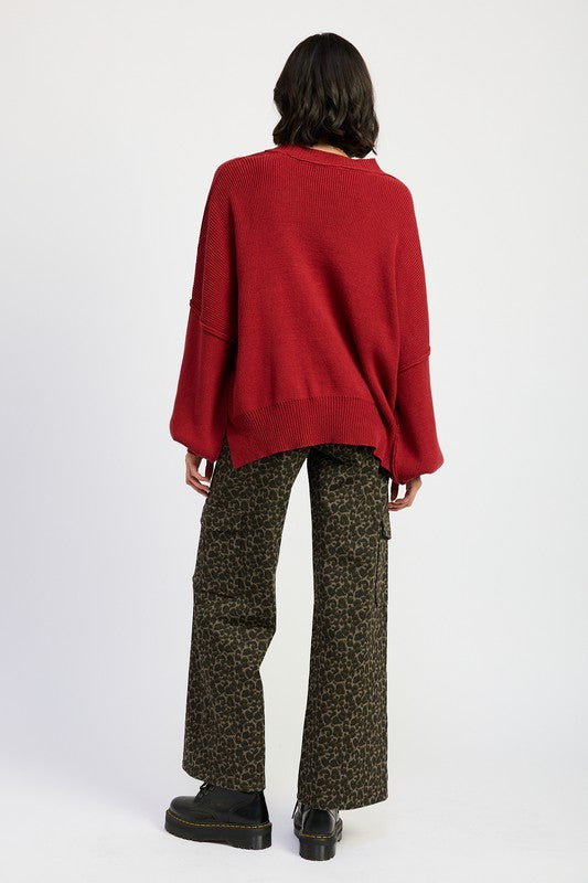 Mid Rise Cargo Pants