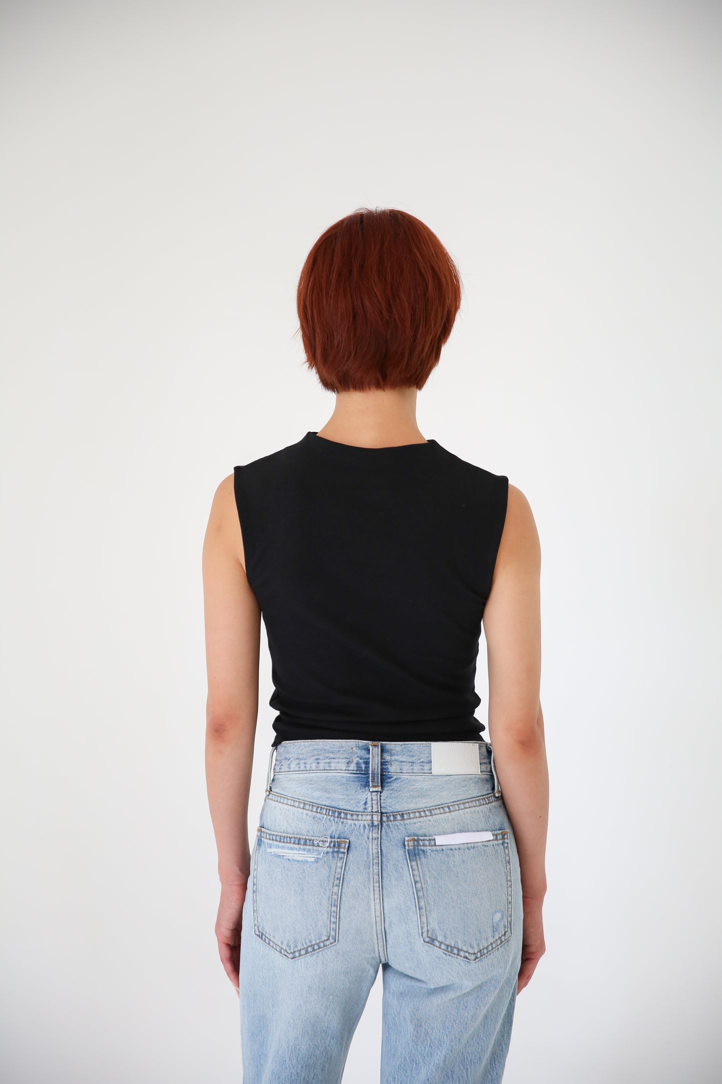 Mock Neck Cropped Knit