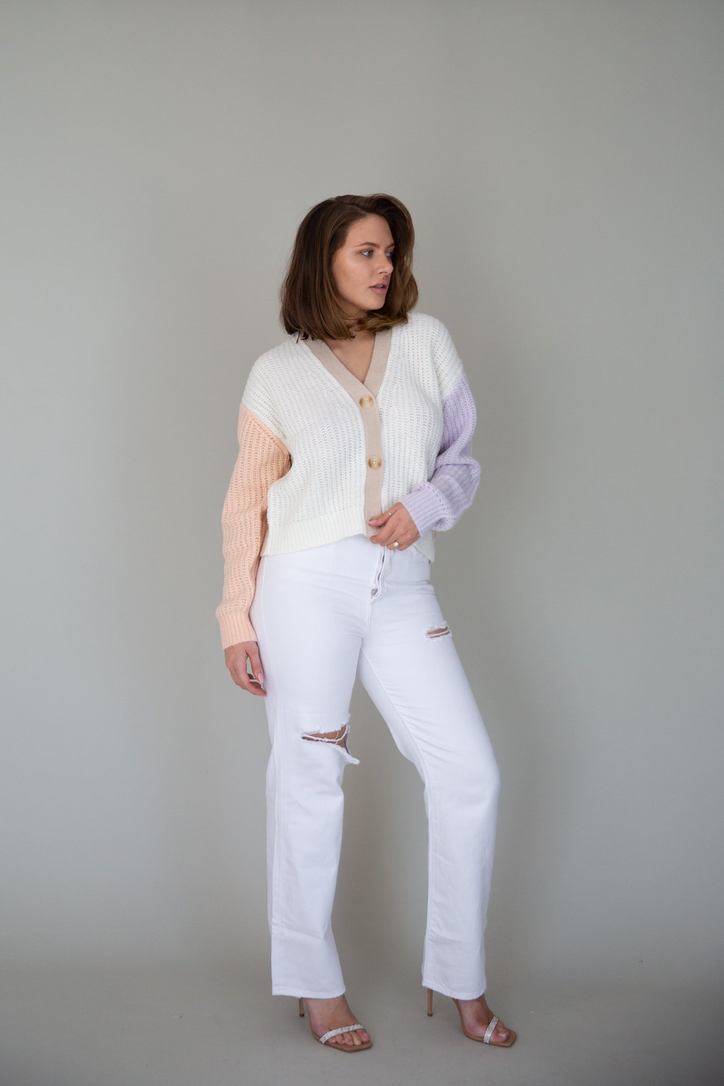 Drop Shoulder Cardigan