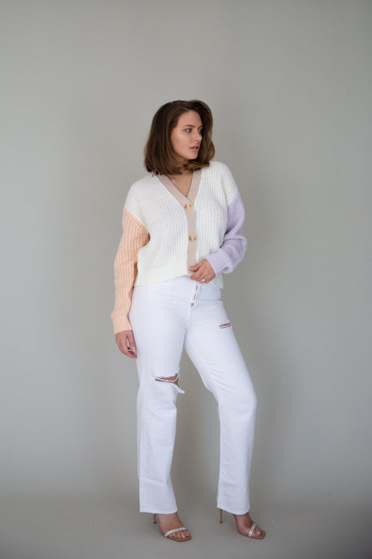 Drop Shoulder Cardigan