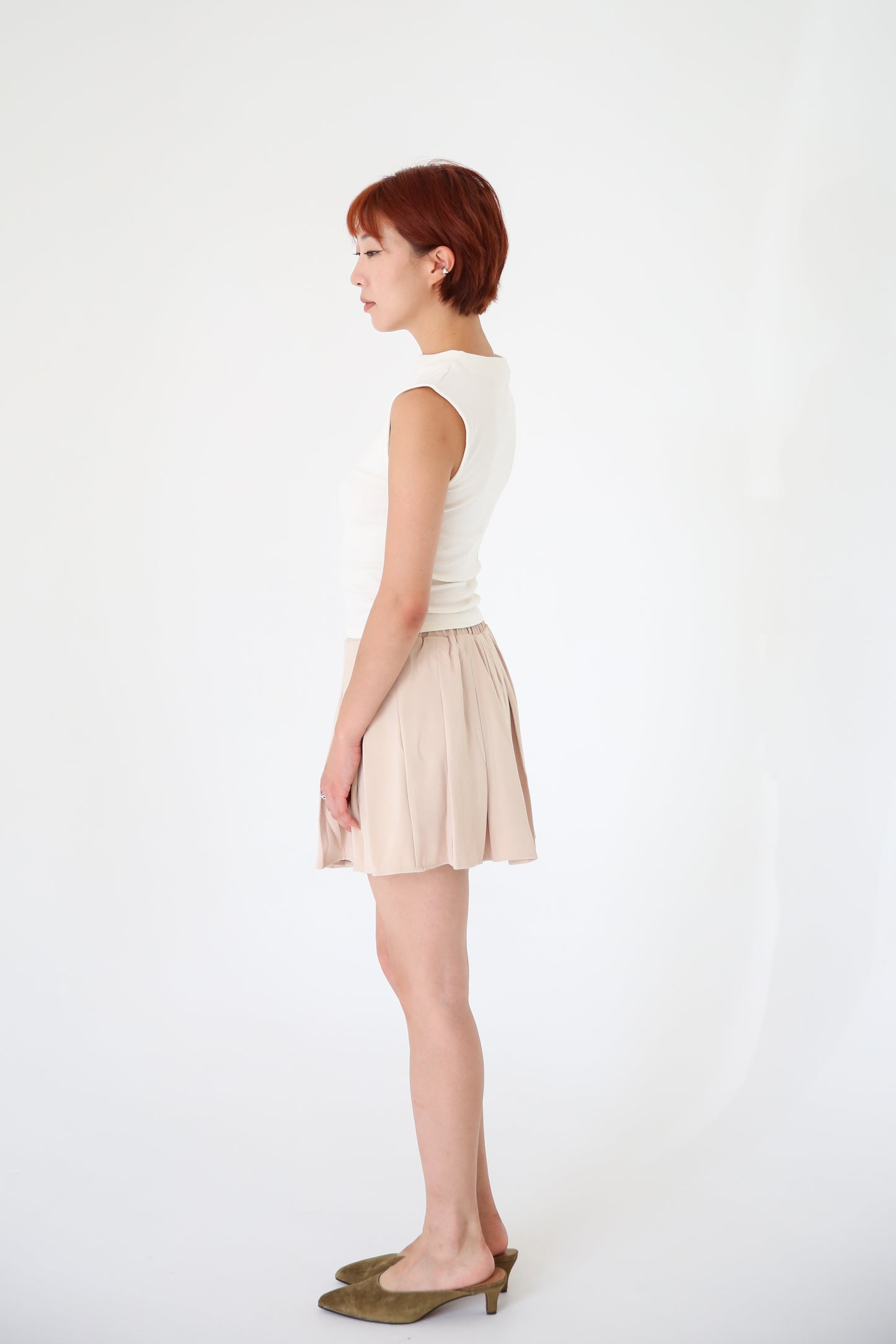 Pleated Skort