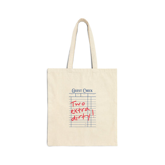 Martini Canvas Tote Bag