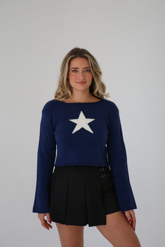 Star Knit Sweater