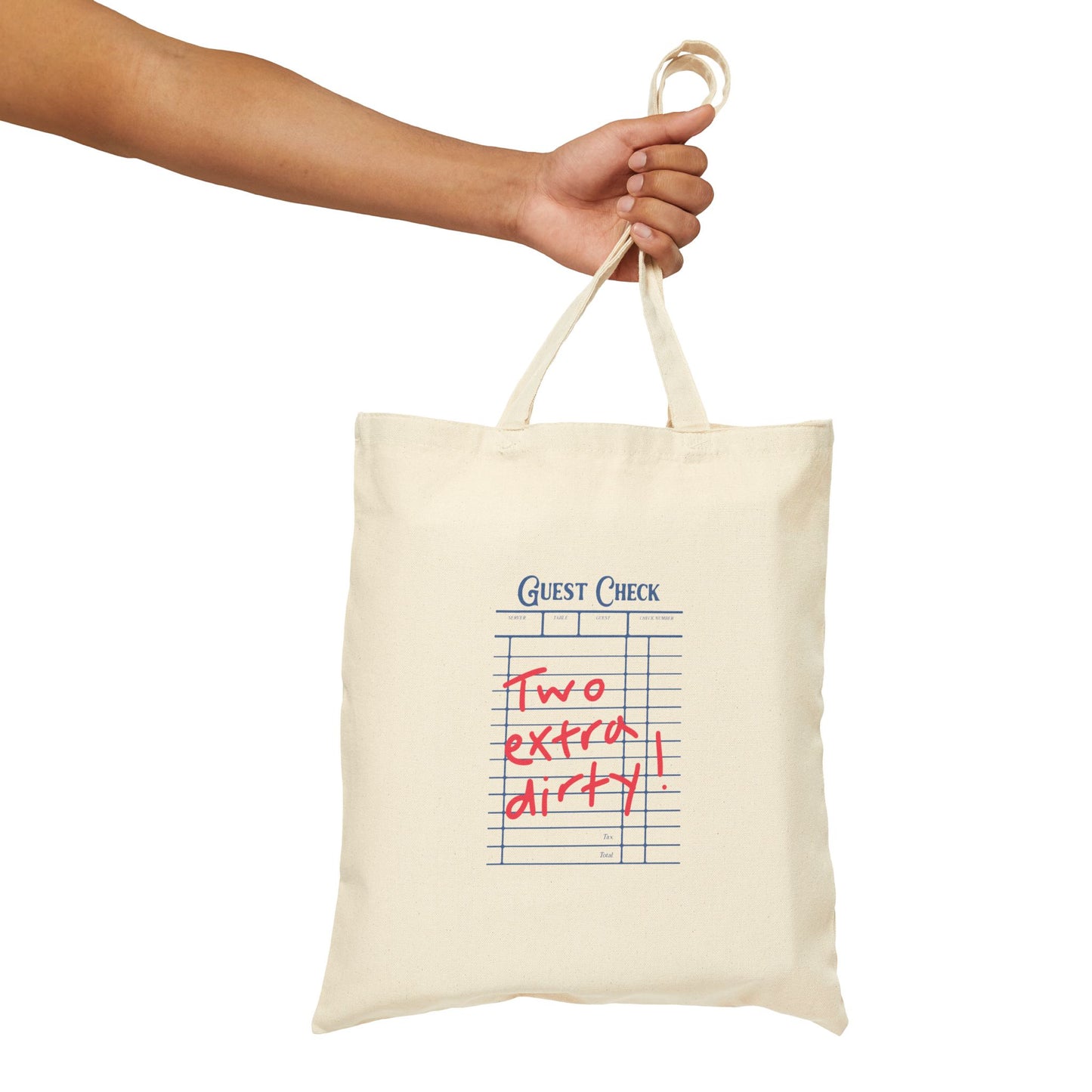 Martini Canvas Tote Bag