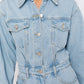 Long Sleeve Denim Romper