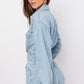 Long Sleeve Denim Romper