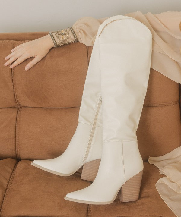 Knee-High Western Boots