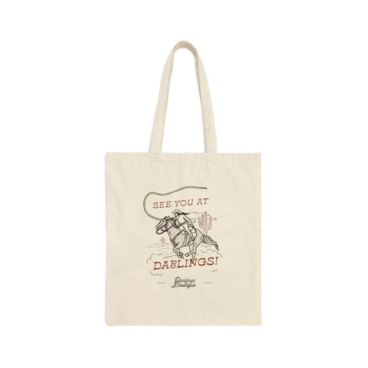 See You At Darlings Tote Bag