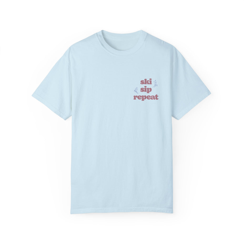 Ski Sip Repeat Oversized T-shirt