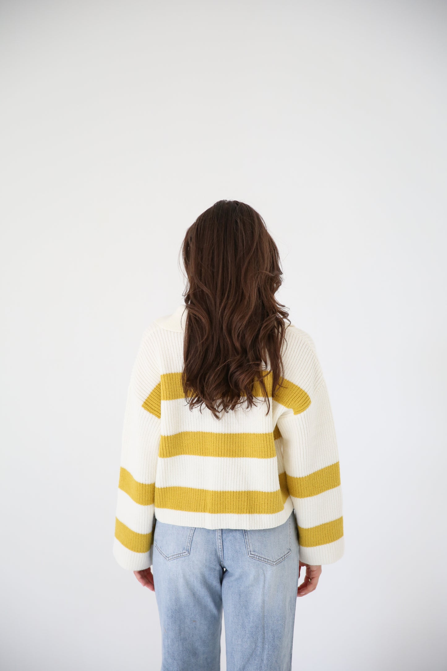 Stripe Drop Shoulder Sweater