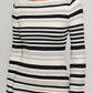 Boat Neck Bell Sweater Dress