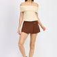 Pleated Mini Skort