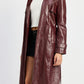 Vegan Leather Trench