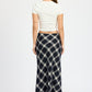 Bias Cut Maxi Skirt