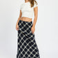 Bias Cut Maxi Skirt