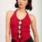 Bow Halter Neck Top