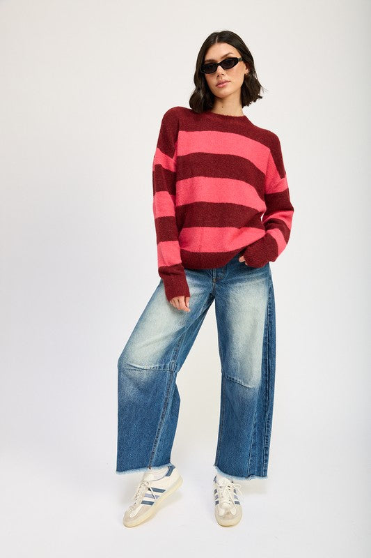 Oversized Stripped Jumper