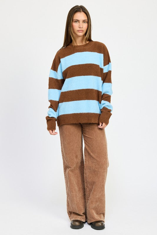 Oversized Stripped Jumper