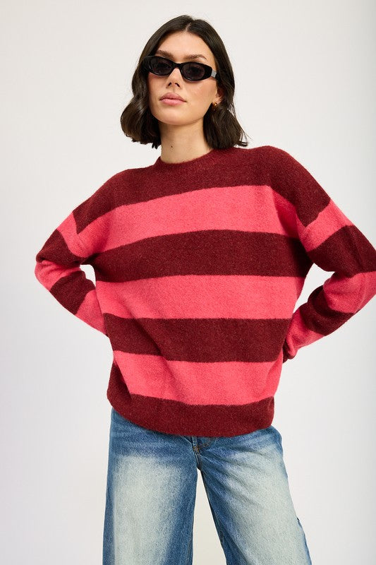 Oversized Stripped Jumper