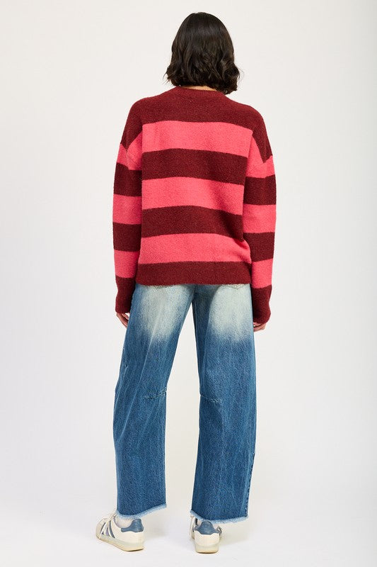 Oversized Stripped Jumper