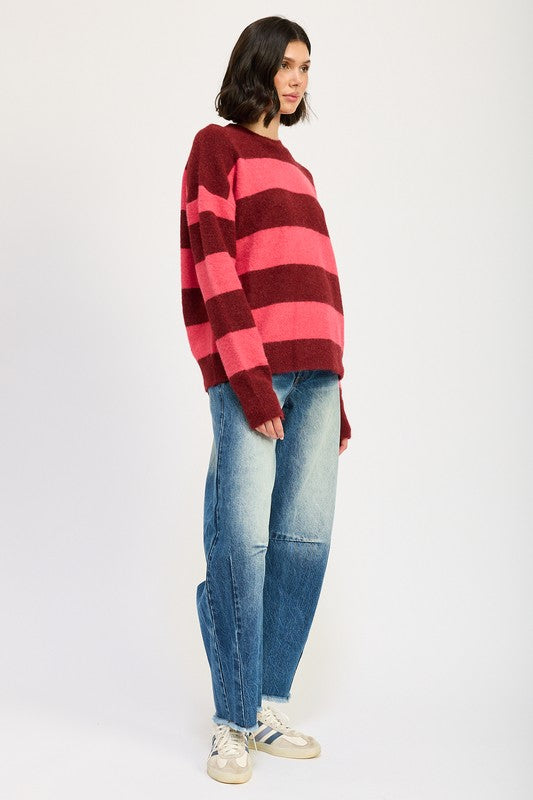 Oversized Stripped Jumper