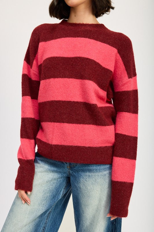 Oversized Stripped Jumper