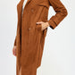 Suede Trench Coat