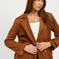 Suede Trench Coat