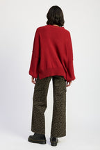 Mid Rise Cargo Pants