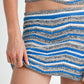 Mini Knit Chevron Skirt