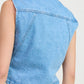 Halter Zip Moto Vest