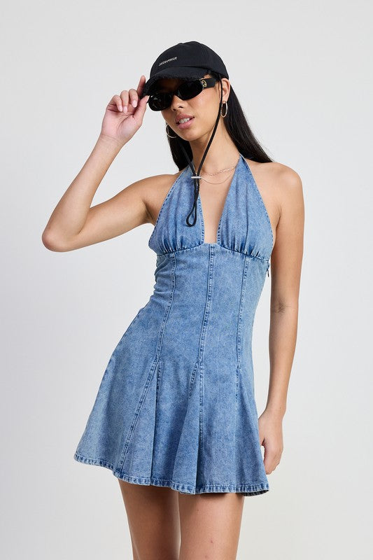 Denim Mini Dress