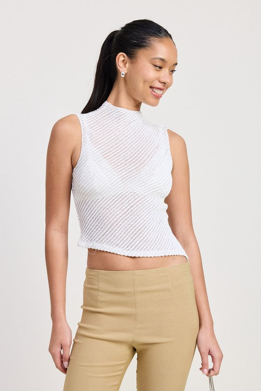 SleeveLess Asymmetrical Top