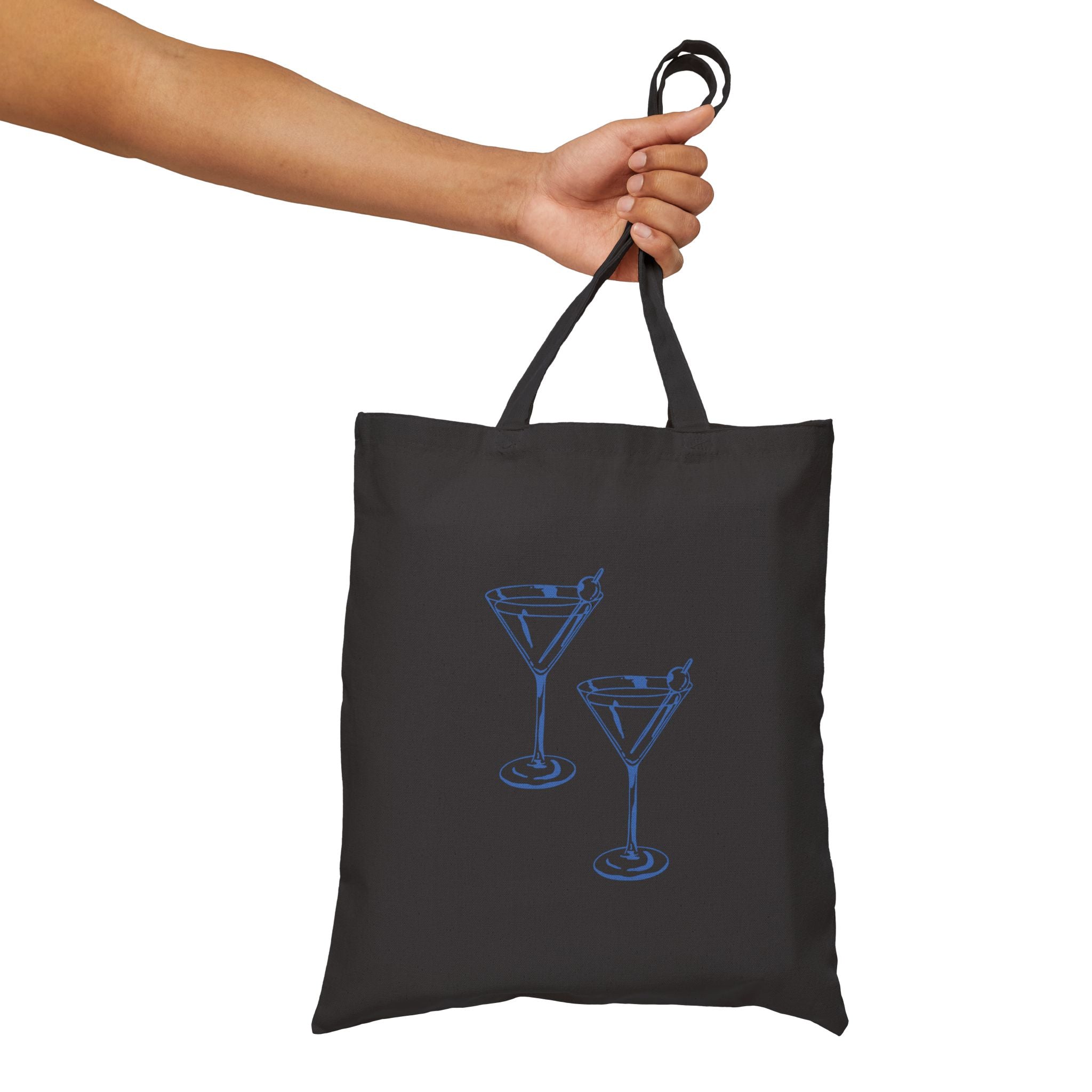 Martini Canvas Tote Bag