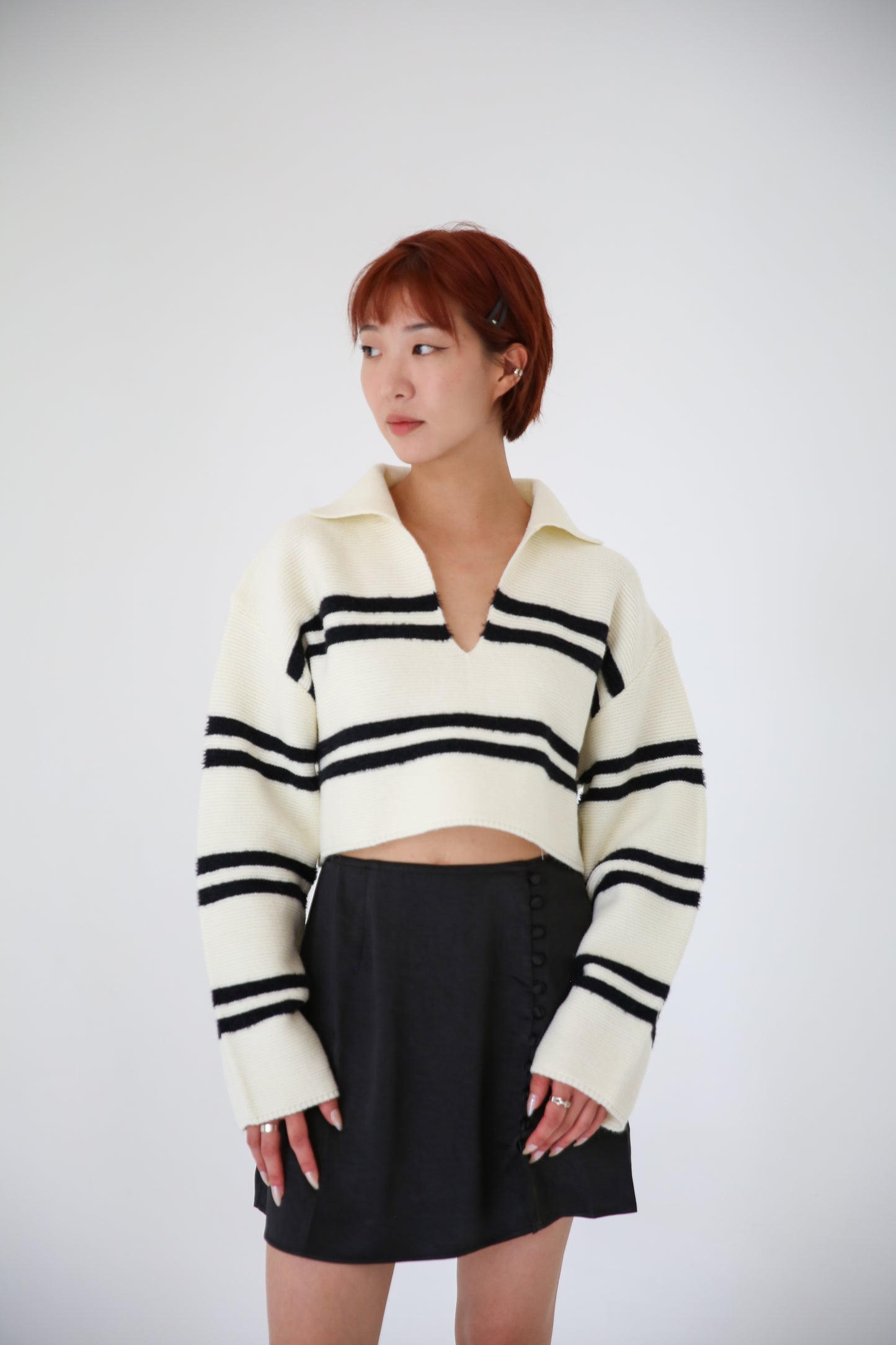 Stripe Sweater Top