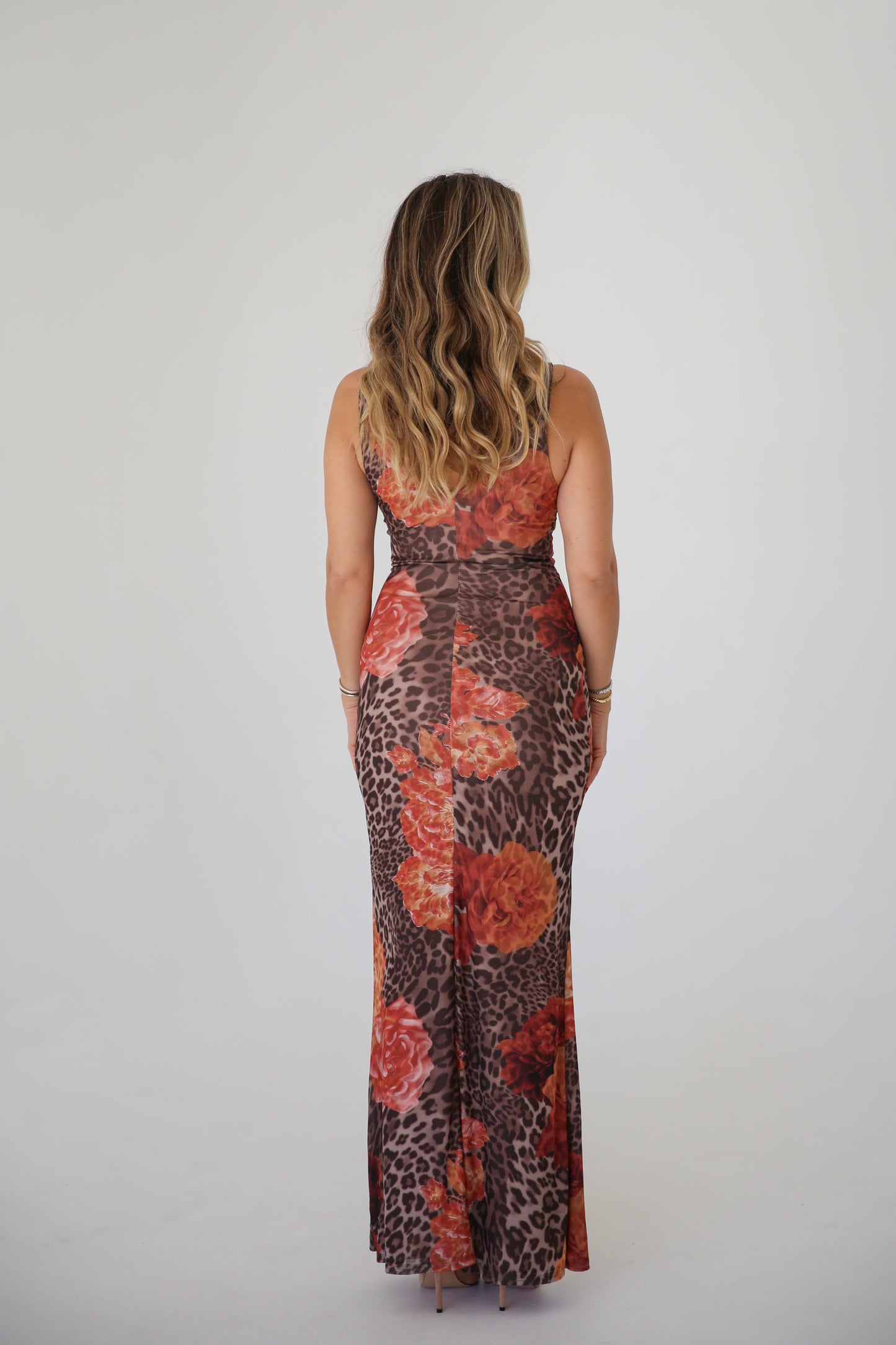 Leopard Print Maxi Dress