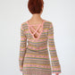 Multicolored Sweater Dress