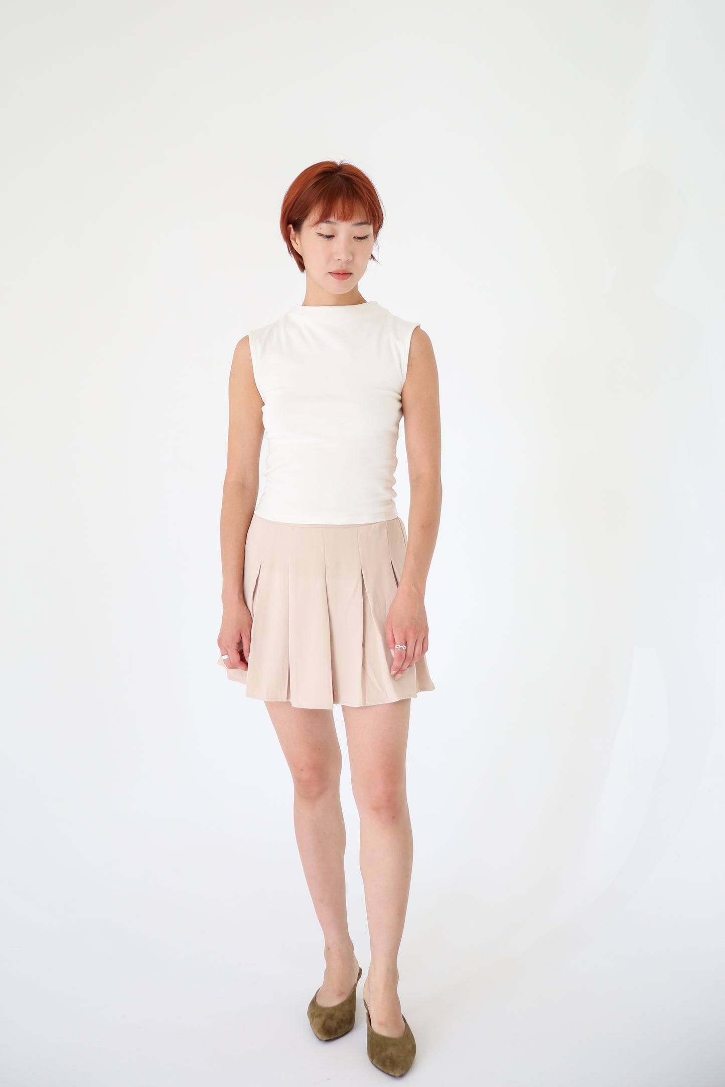 Pleated Skort