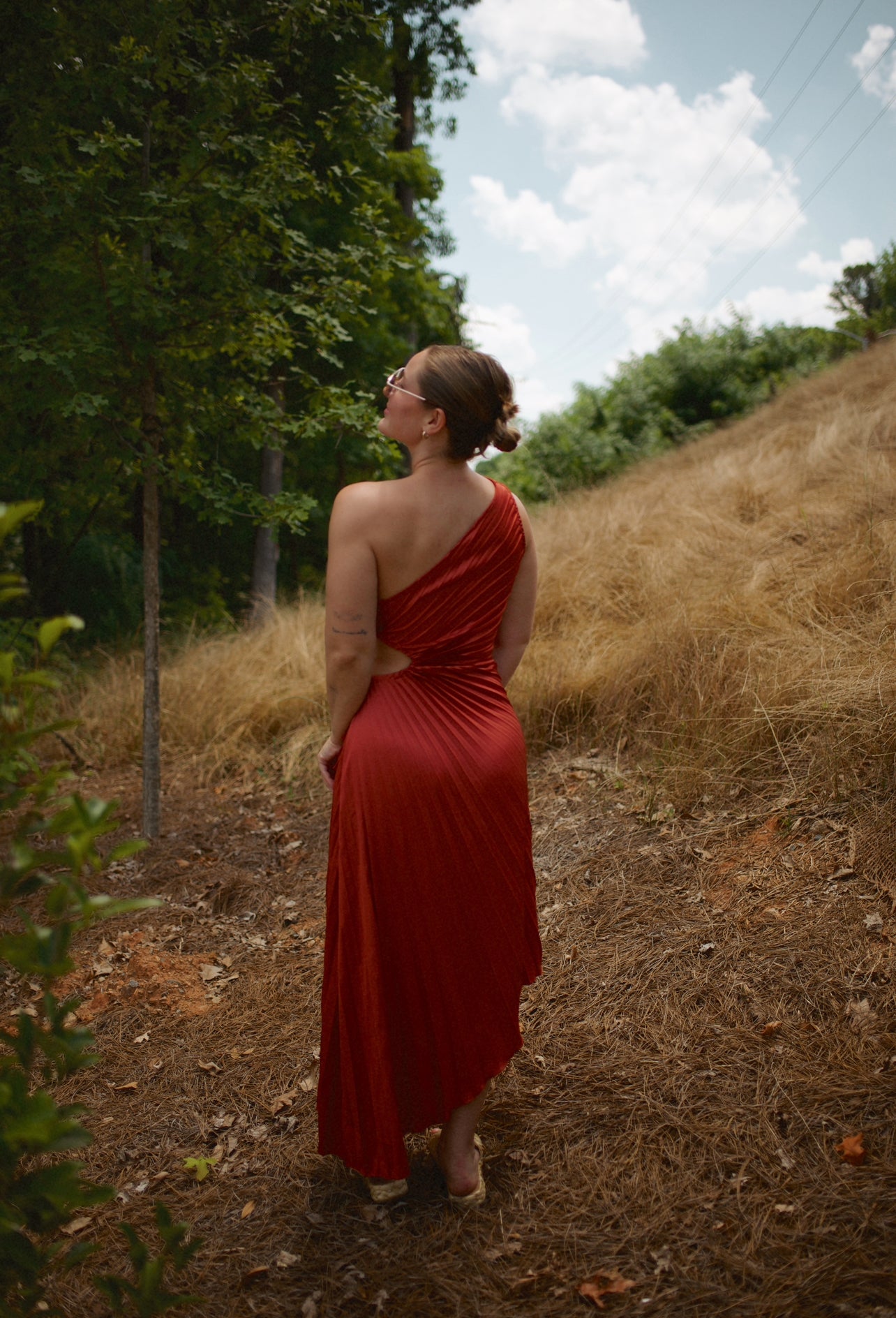 Nova Pleated Dress