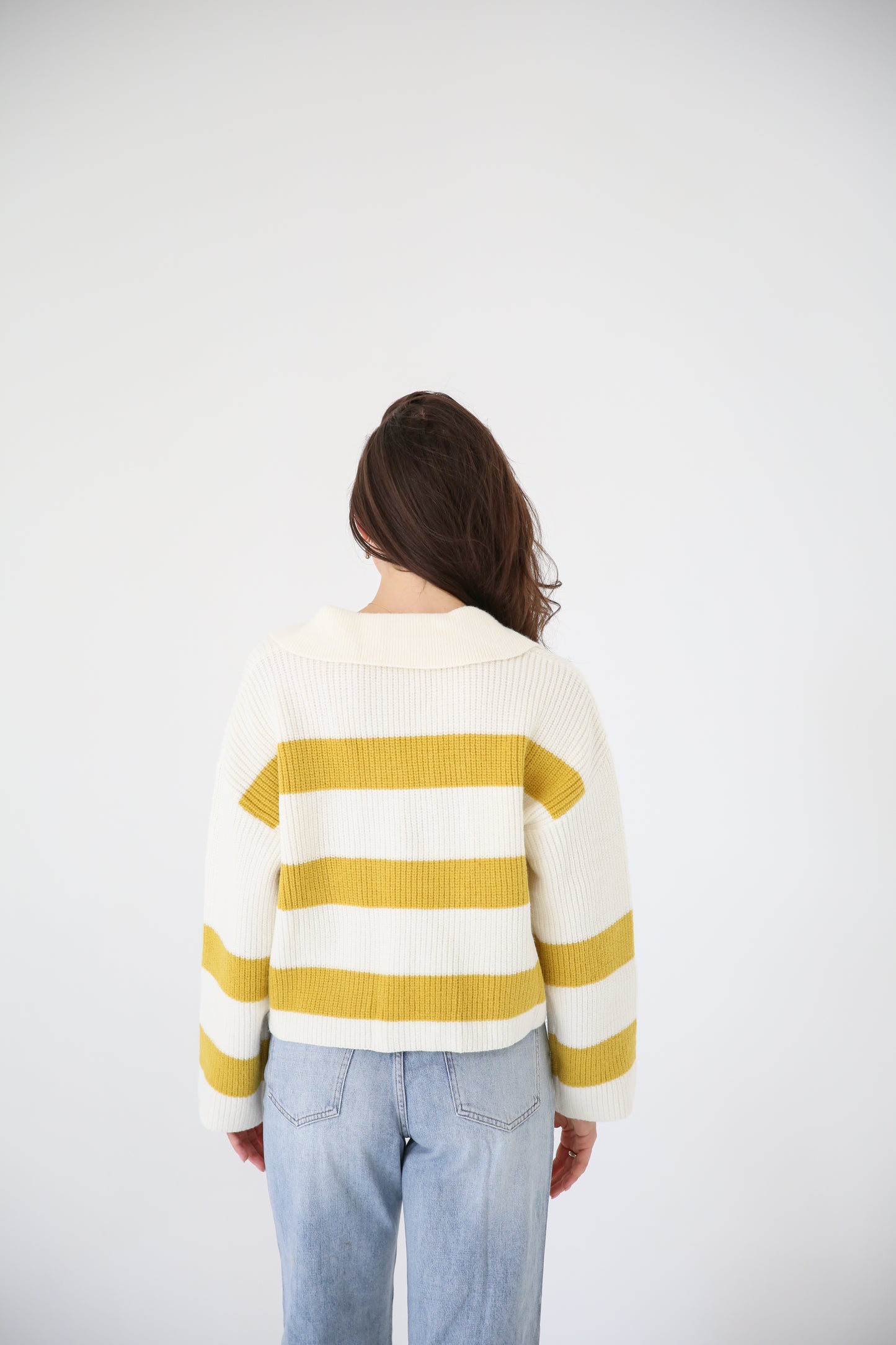 Stripe Drop Shoulder Sweater