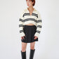 Stripe Sweater Top