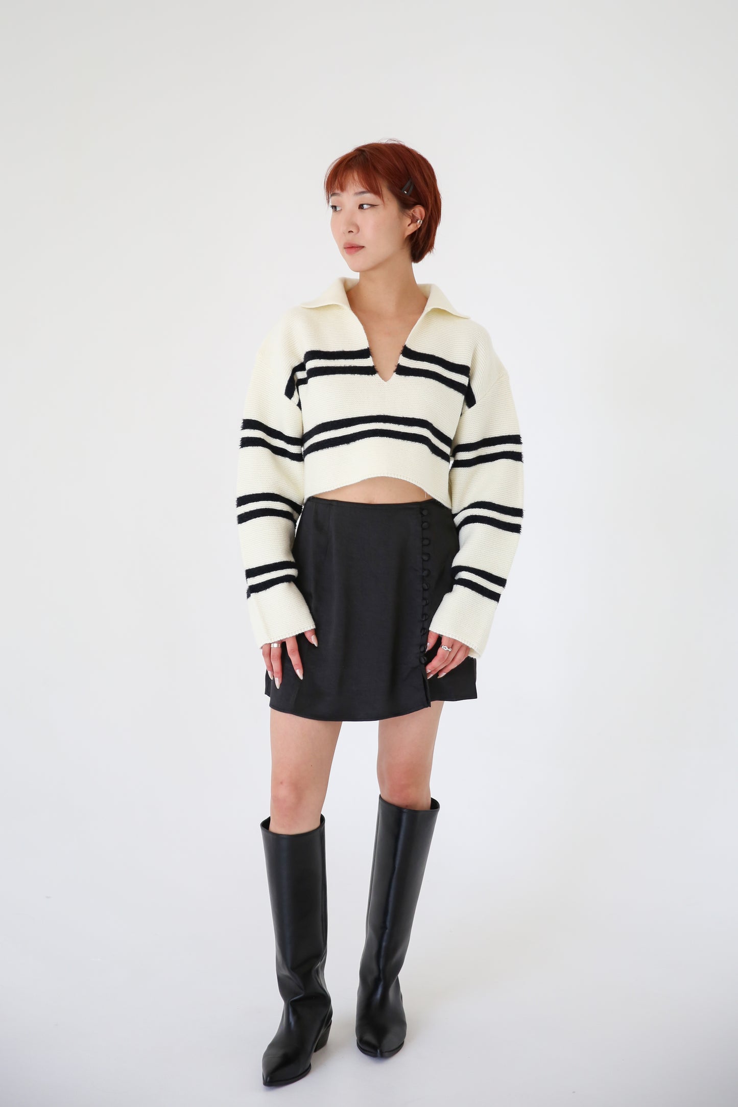 Stripe Sweater Top