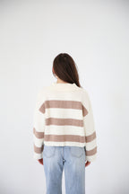Stripe Drop Shoulder Sweater