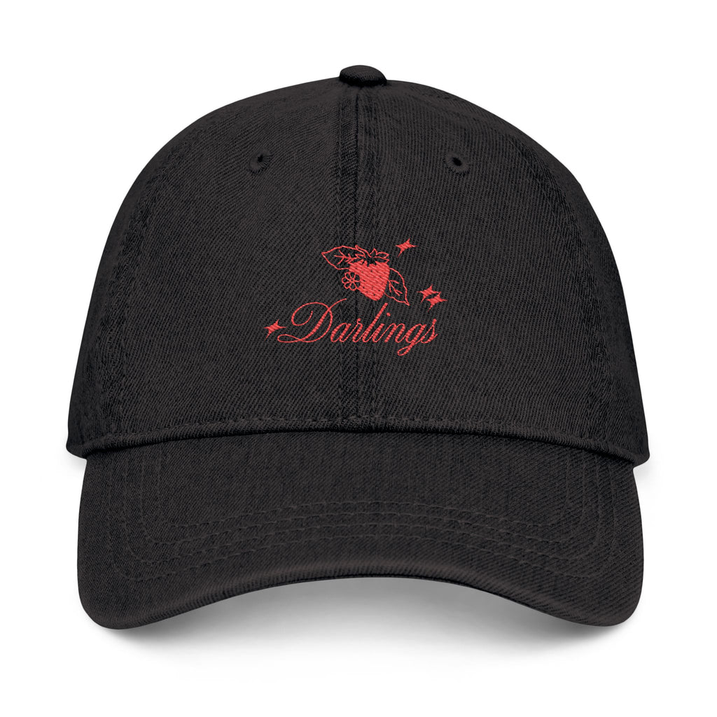 Strawberry Embroider Denim Hat