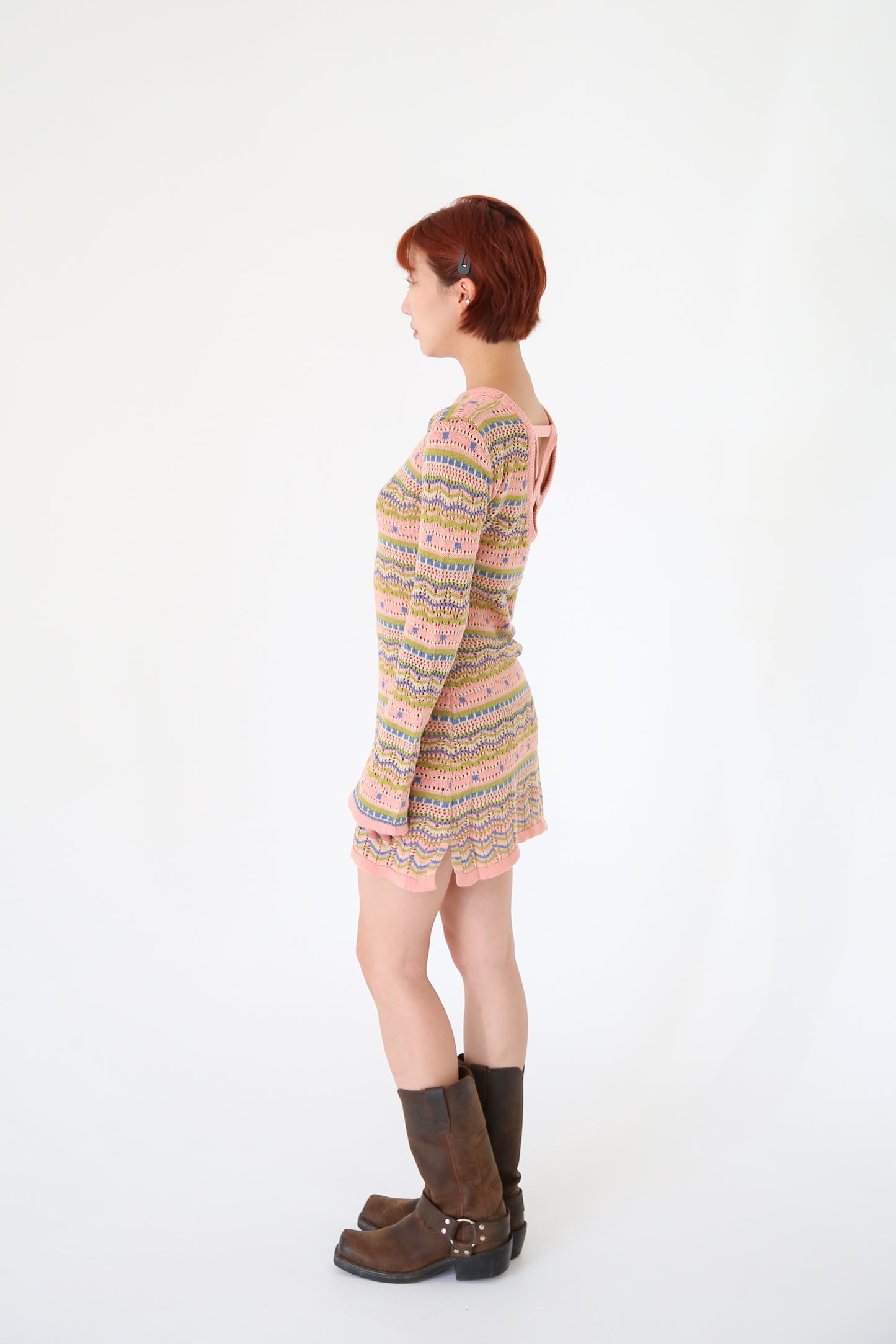 Multicolored Sweater Dress