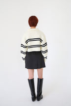 Stripe Sweater Top