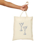 Martini Canvas Tote Bag