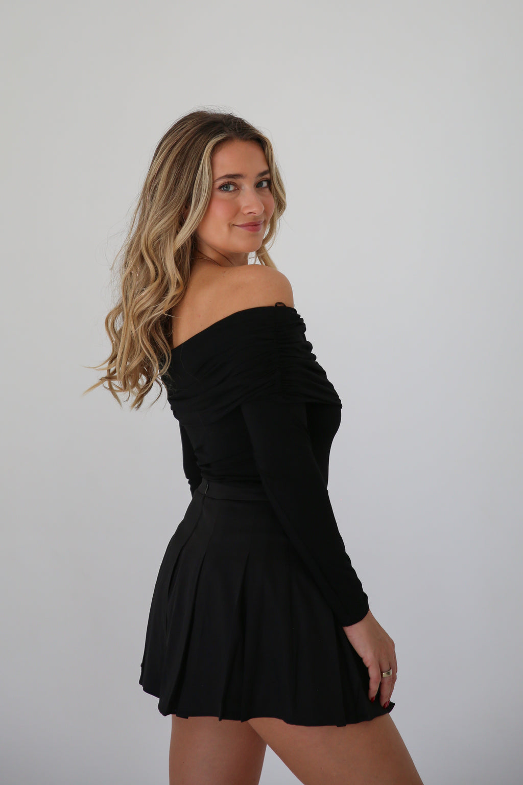 Belted Mini Skort
