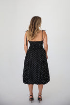 Ruched Drop Waist Dress