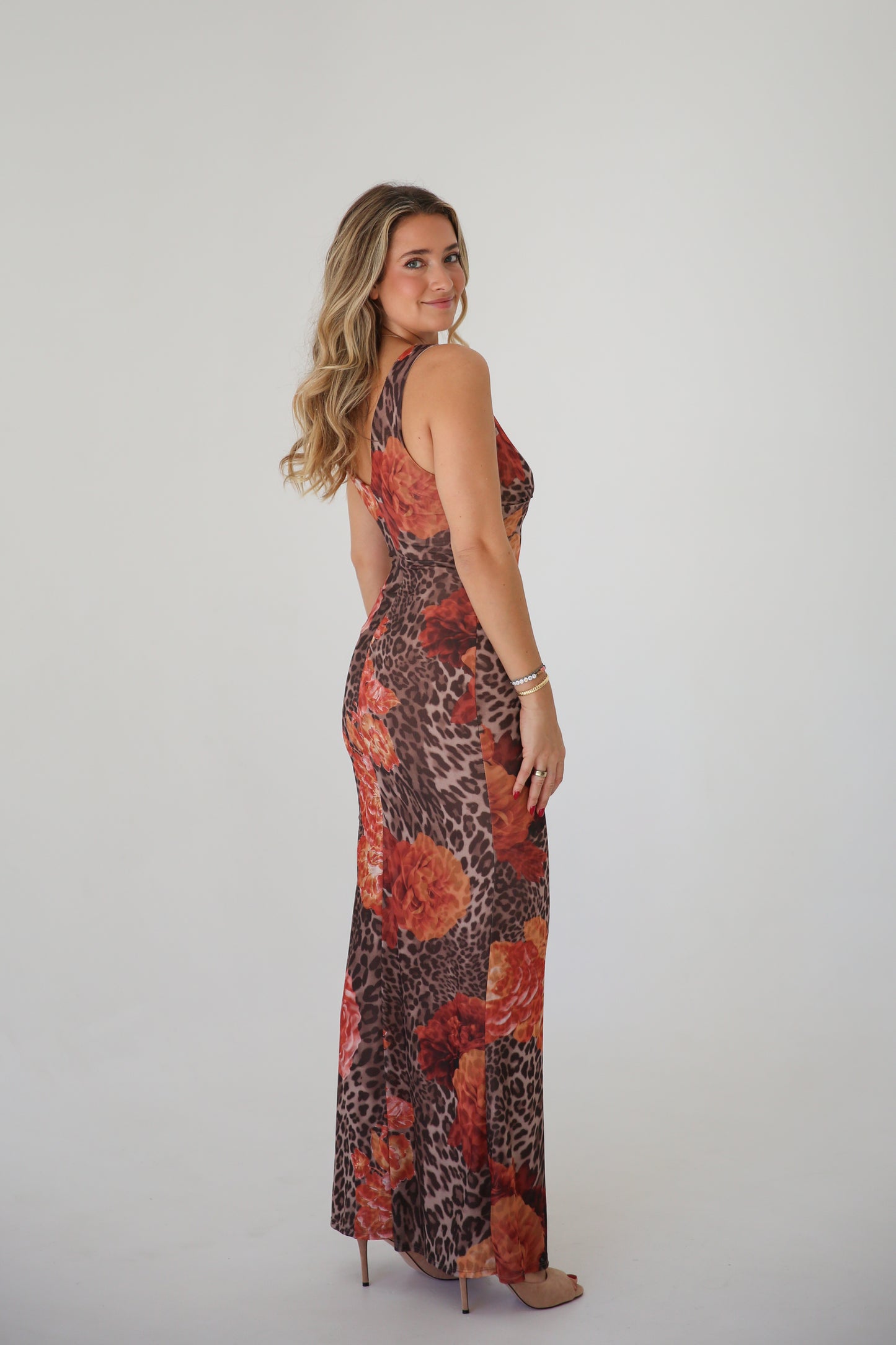 Leopard Print Maxi Dress